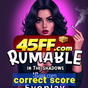 correct score